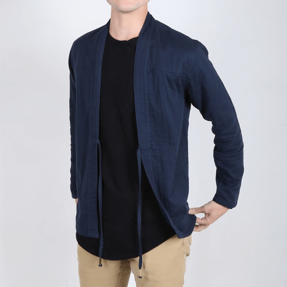 Noragi Jacket - AKASHI-KAMA Kimono Shirt